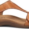 Taos The Show Premium Leather Women's Sandal - Experience Everyday Style, Comfort, Arch Support, Cooling Gel Padding and an Adjustable Fit for Exceptional Walking Comfort - Image 4