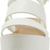 Soda ACCOUNT ~ Women Open Toe Two Bands Lug sole Fashion Block Heel Sandals with Adjustable Ankle Strap - Image 4