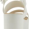 Soda ACCOUNT ~ Women Open Toe Two Bands Lug sole Fashion Block Heel Sandals with Adjustable Ankle Strap - Image 3