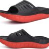 KuaiLu Mens Recovery Sandals Orthotic Thick Cushion Open Toe Sport Slides, Reduces Stress on Feet With Comfortable Plantar Fasciitis, Joints & Back Post-Exercise - Image 2