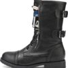 DREAM PAIRS Women's Combat Boots, Mid Calf Built-in Wallet Pocket Lace up Military Ankle Booties - Image 3