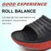 KuaiLu Mens Recovery Sandals Orthotic Thick Cushion Open Toe Sport Slides, Reduces Stress on Feet With Comfortable Plantar Fasciitis, Joints & Back Post-Exercise - Image 6
