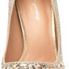 Lryweisy Women's High Heels Pumps Rhinestone Heels Closed Toe Heels for Women 4 Inch Stiletto Dress Wedding Party Pumps Shoes - Image 3