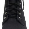Soda Single Lug Sole Chunky Heel Combat Ankle Boot Lace up w/Side Zipper - Image 5