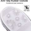 MIXIN Women's Comfort Warm Faux Fleece Fuzzy Ankle Bootie Slippers Plush Lining Slip-on House Shoes Anti-Slip Sole Indoor/Outdoor - Image 6