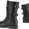 DREAM PAIRS Women's Combat Boots, Mid Calf Built-in Wallet Pocket Lace up Military Ankle Booties - Image 4