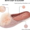 BCTEX COLL Women's Cozy Velvet Memory Foam House Slipper, Ladies Fuzzy Bedroom Slipper Non-slip Sole - Image 3