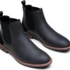 Jousen Men's Chelsea Boots Casual Nubuck for Men Dress Pull on Retro Boot - Image 4