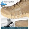 FREE SOLDIER Men's Waterproof Hiking Boots Mens Lightweight Outdoor Mid Trekking Climbing Boots for Men - Image 3