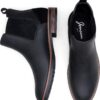 Jousen Men's Chelsea Boots Casual Nubuck for Men Dress Pull on Retro Boot - Image 8
