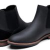 Jousen Men's Chelsea Boots Casual Nubuck for Men Dress Pull on Retro Boot - Image 5