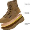 NORTIV 8 Men's Lightweight Military Tactical Work Boots Outdoor Hiking Motorcycle Combat Boots - Image 6